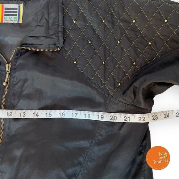 Vintage Silk Windbreaker Puffer Jacket - Picture 9 of 12